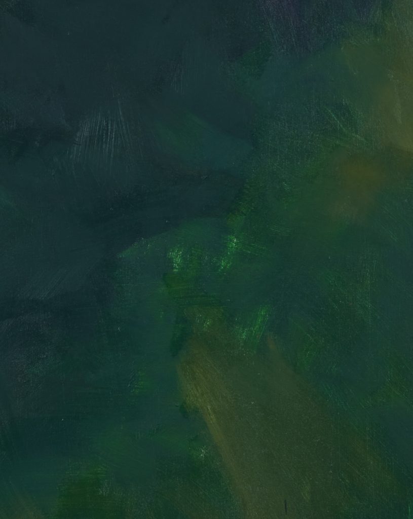 <i>Investigation into Green</I>, 1986
</br>
(detail)>