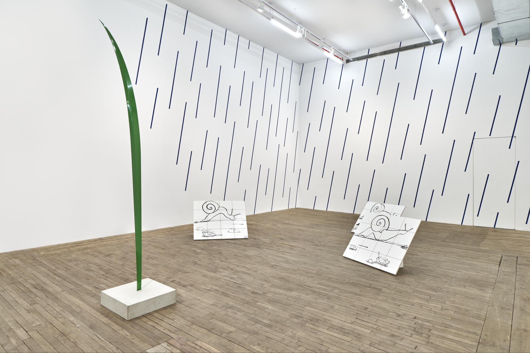 Judith Hopf, <i>loop stop</i>, 2024</br> installation view, kaufmann repetto, new york