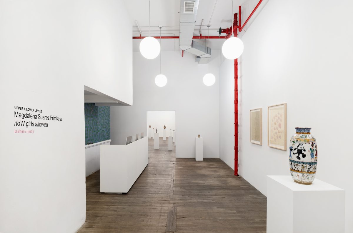 <i>noW girls allowed</I>, 2024</br>
installation view, kaufmann repetto new york