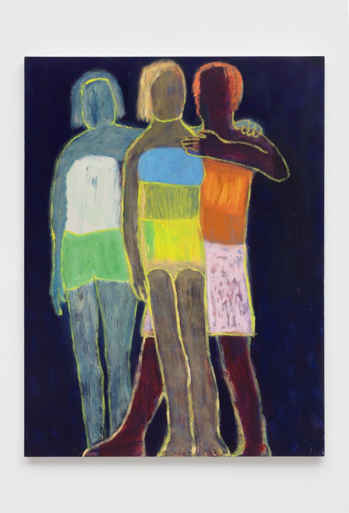 <i>Friends Together</I>, 2024</br>
acrylic on canvas</br>
122 x 91,5 cm / 48 x 36 in