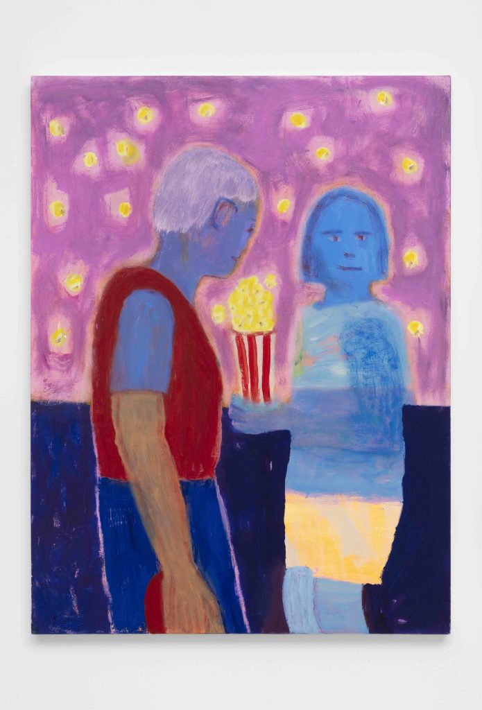 <i>Pop Corn</I>, 2023</br>
acrylic on canvas</br>
101,5 x 76 cm / 40 x 30 in