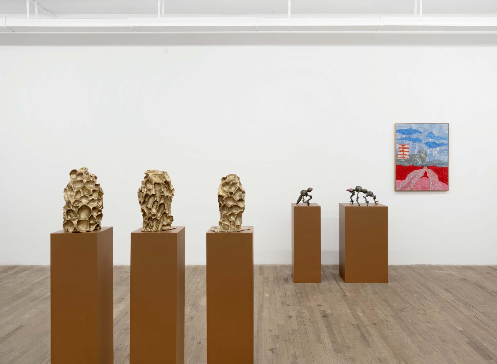 <i>honey honey honey</I>, 2024</br>
installation view, kaufmann repetto new york