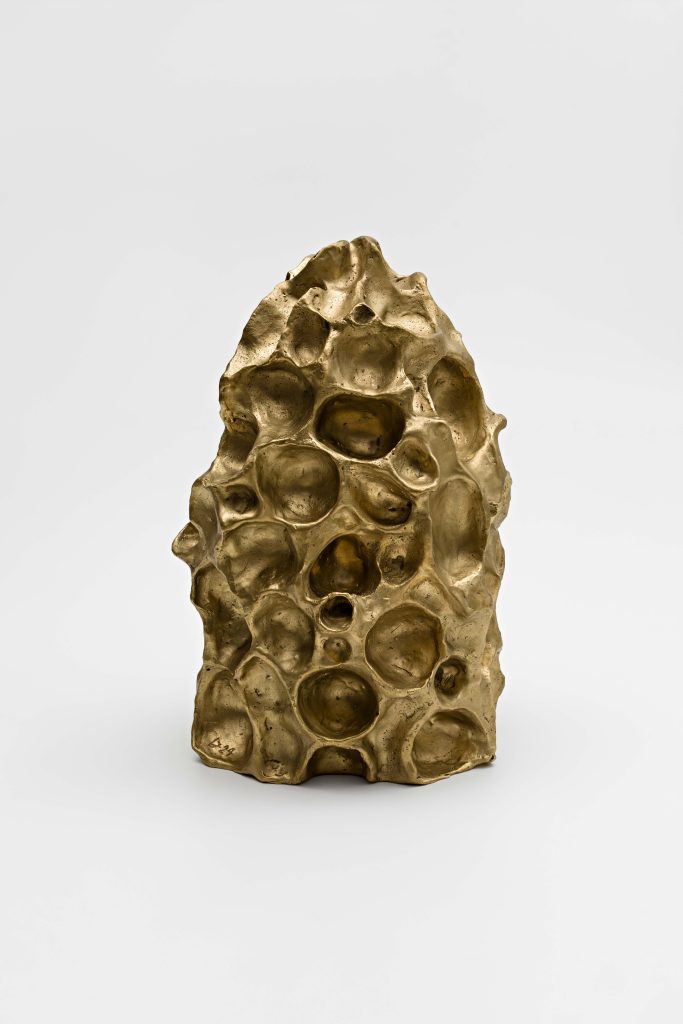 <i>Honeycomb II </i>, 2024 </br>
patinated bronze </br>
41 x 21 x 24 cm / 16 x 8 x 9.5 in