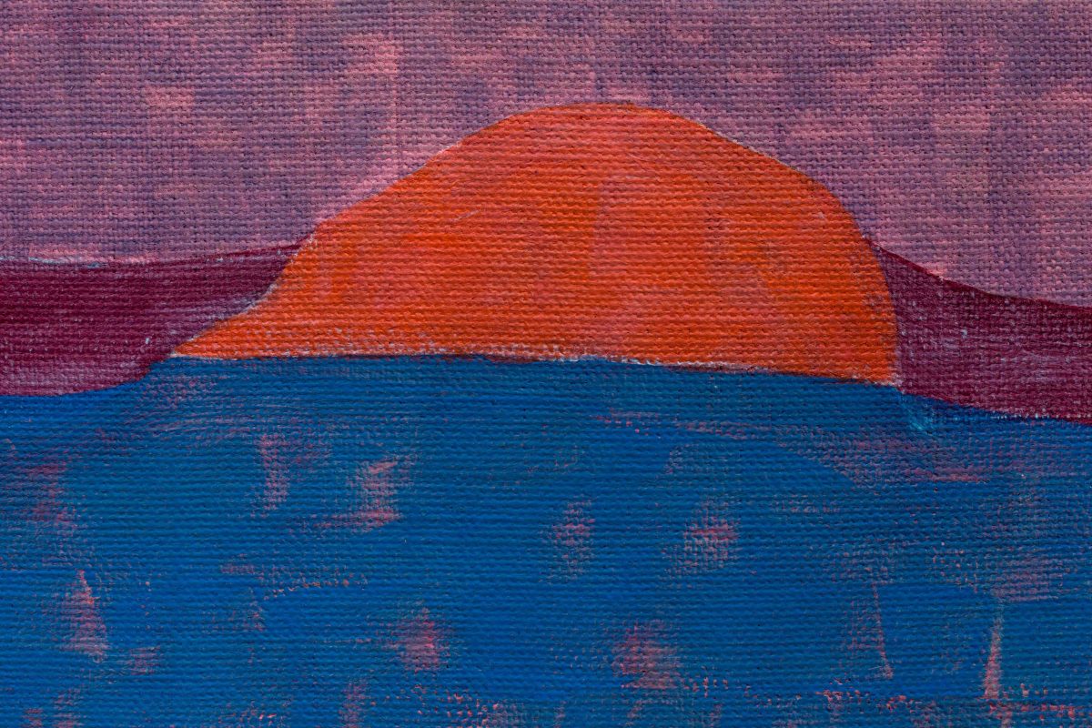 <i>blue sky almost purple</i>, 2024 </br>
(detail)