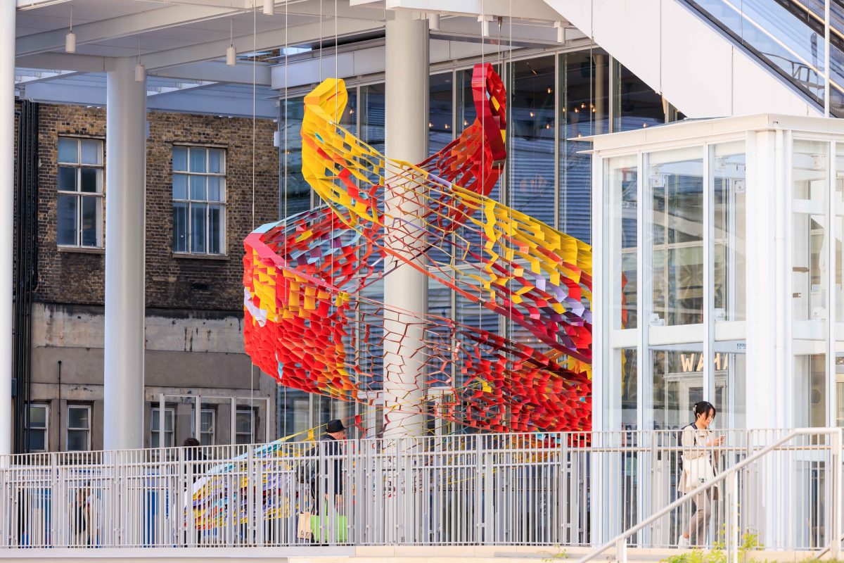 <i> Somethinging </i>, 2024
</br> 
installation view, Paddington Square, London