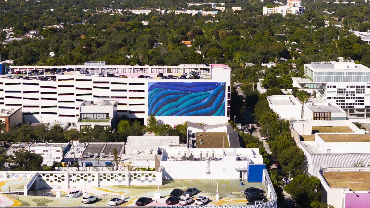 Corydon Cowansage, <i>Gucci winter project</I>, 2024</br>
installation view, Miami Beach</br>