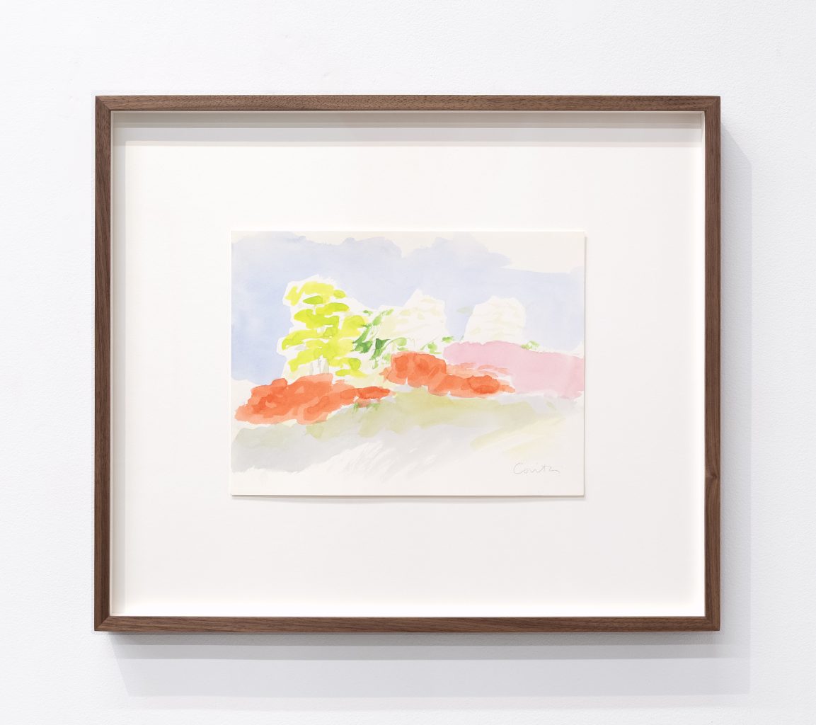 <i>untitled</i>, 1985 </br>
Watercolor on paper</br>
45,7 x 53,3 x 3,8 cm / 18 x 21
x 1.5 in