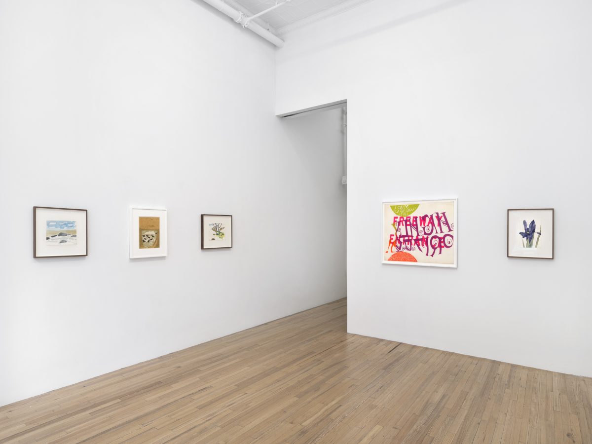 <i>love and a butterfly, </i> 2025 </br>
installation view, andrew kreps gallery, new york</br>