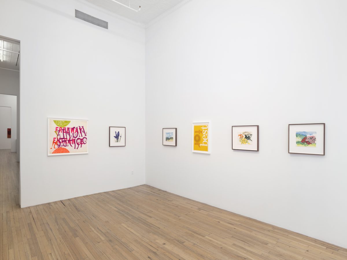<i>love and a butterfly, </i> 2025 </br>
installation view, andrew kreps gallery, new york</br>