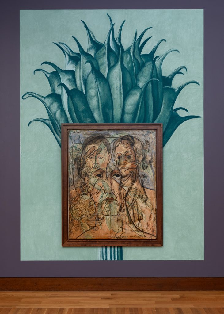 <i>Nicolas Party and Surrealism: An Artist’s Take on the Movement</I>, 2025</br>
installation view, Currier museum of art, Manchester</br>