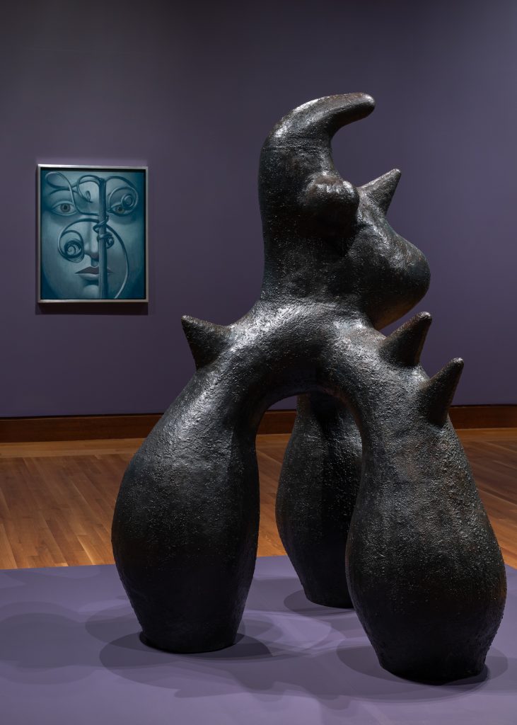 <i>Nicolas Party and Surrealism: An Artist’s Take on the Movement</I>, 2025</br>
installation view, Currier museum of art, Manchester</br>