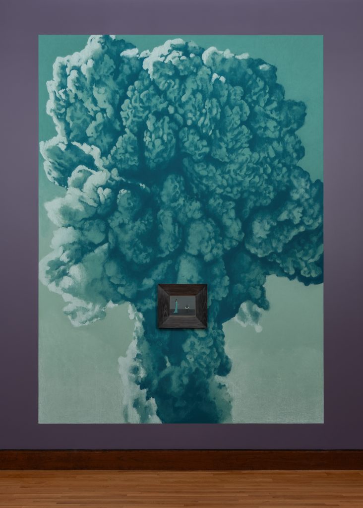 <i>Nicolas Party and Surrealism: An Artist’s Take on the Movement</I>, 2025</br>
installation view, Currier museum of art, Manchester</br>