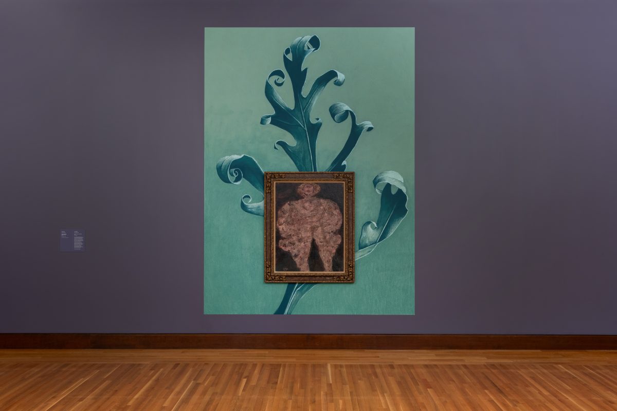 <i>Nicolas Party and Surrealism: An Artist’s Take on the Movement</I>, 2025</br>
installation view, Currier museum of art, Manchester</br>