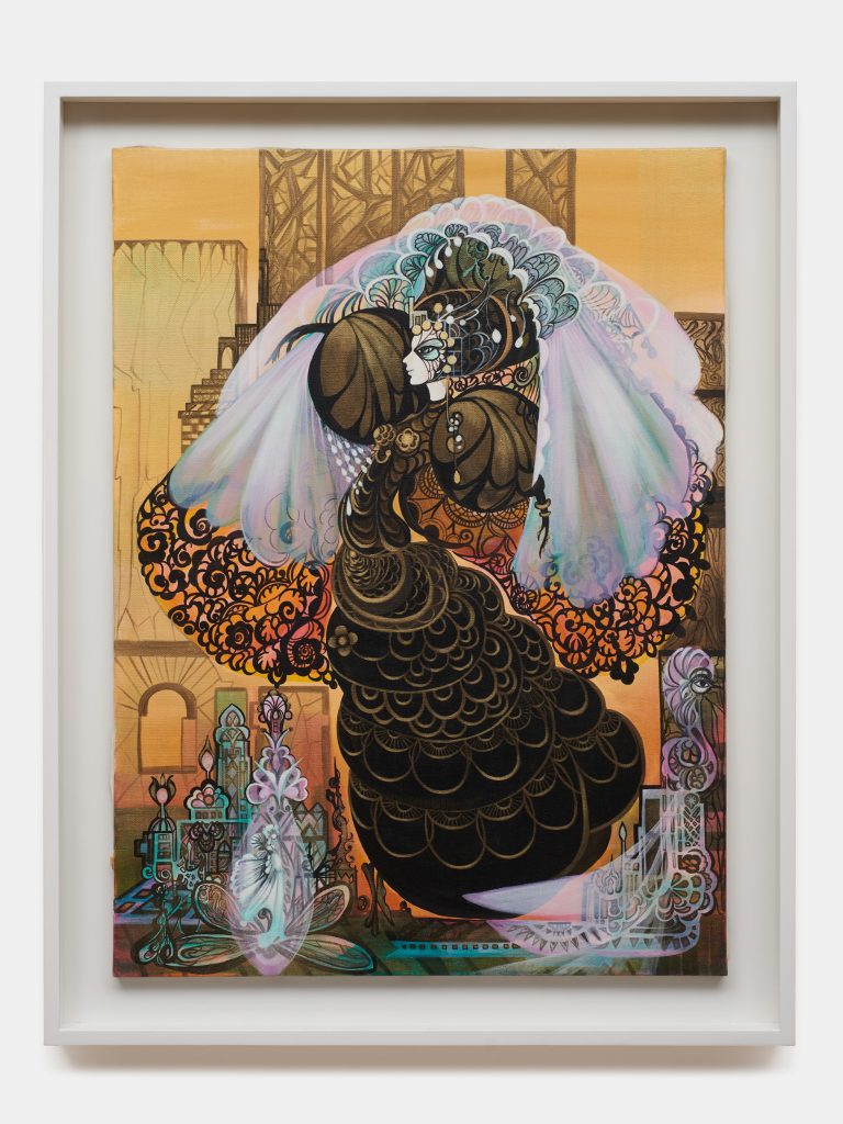 <i>The Dance of Ishtar (La Danse d'Ishtar)</i>, 1994 </br>
oil on canvas</br>80 x 60 cm / 31.5 x 23.6 in