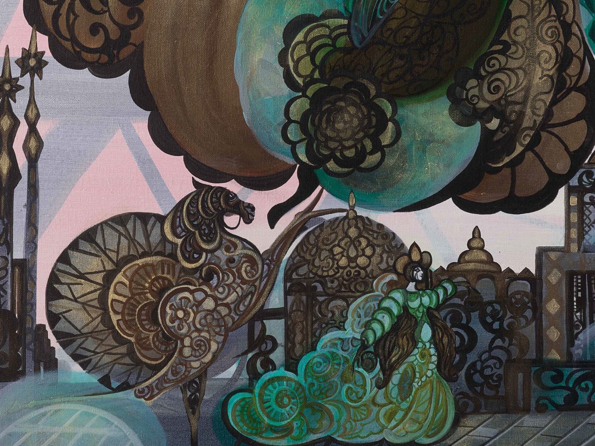 <i>Dream of Samarkand (Rêve de Samarcande)</i>, 1994 </br>
detail