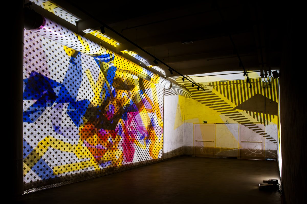 <i>Proiezioni Dirette</i>, 2023
</br> installation view, E.ART.H, Verona