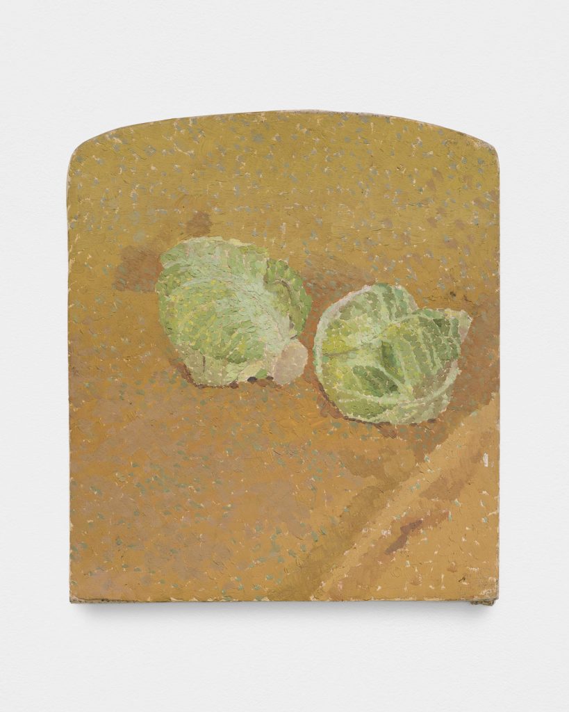 <i>small cabbages / self-portrait,</i> 1993</br>
(detail)