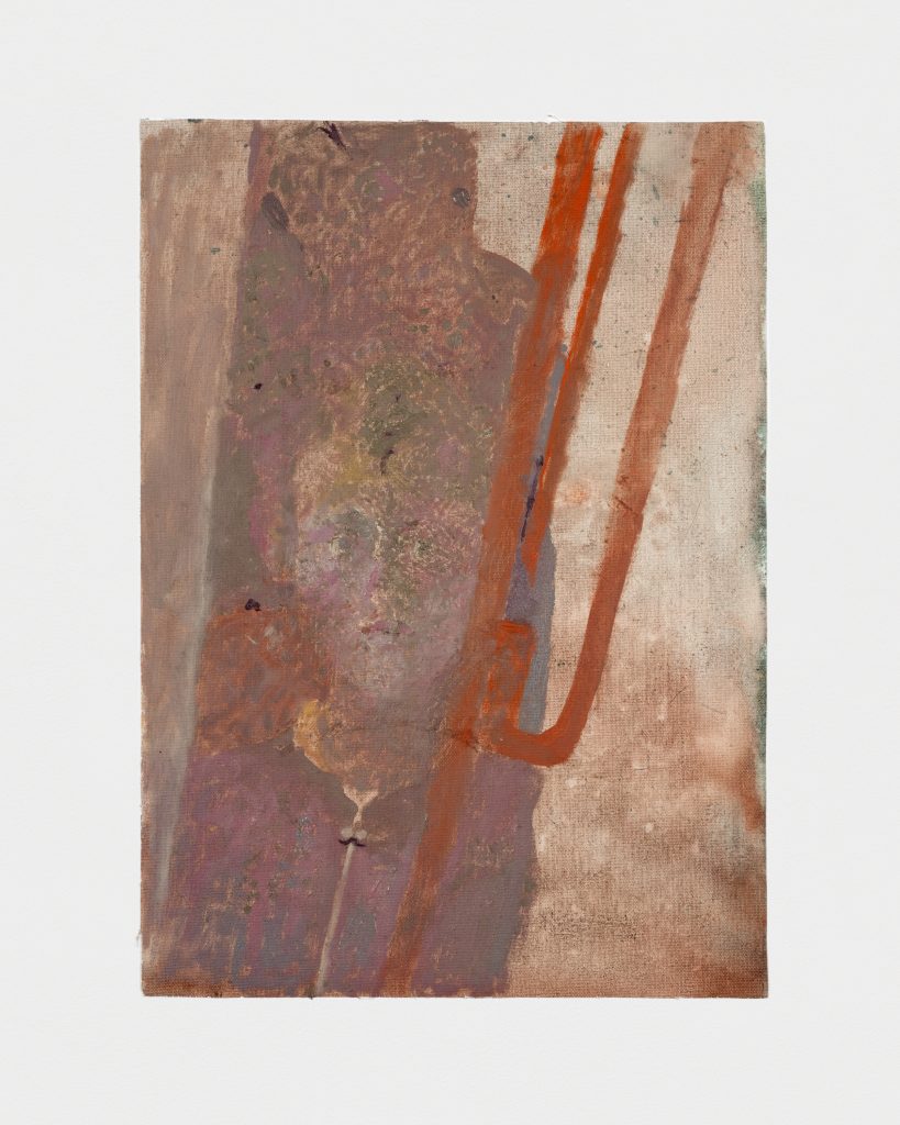 <i>tram,</i> 2024</br>
oil on canvas </br> 48,3 x 34,5 cm / 19 x 13.6 in