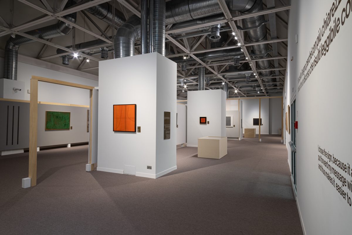 <i>Bice Lazzari. I linguaggi del suo tempo</i>, 2025
</br> installation view, Palazzo Citterio, Milan>