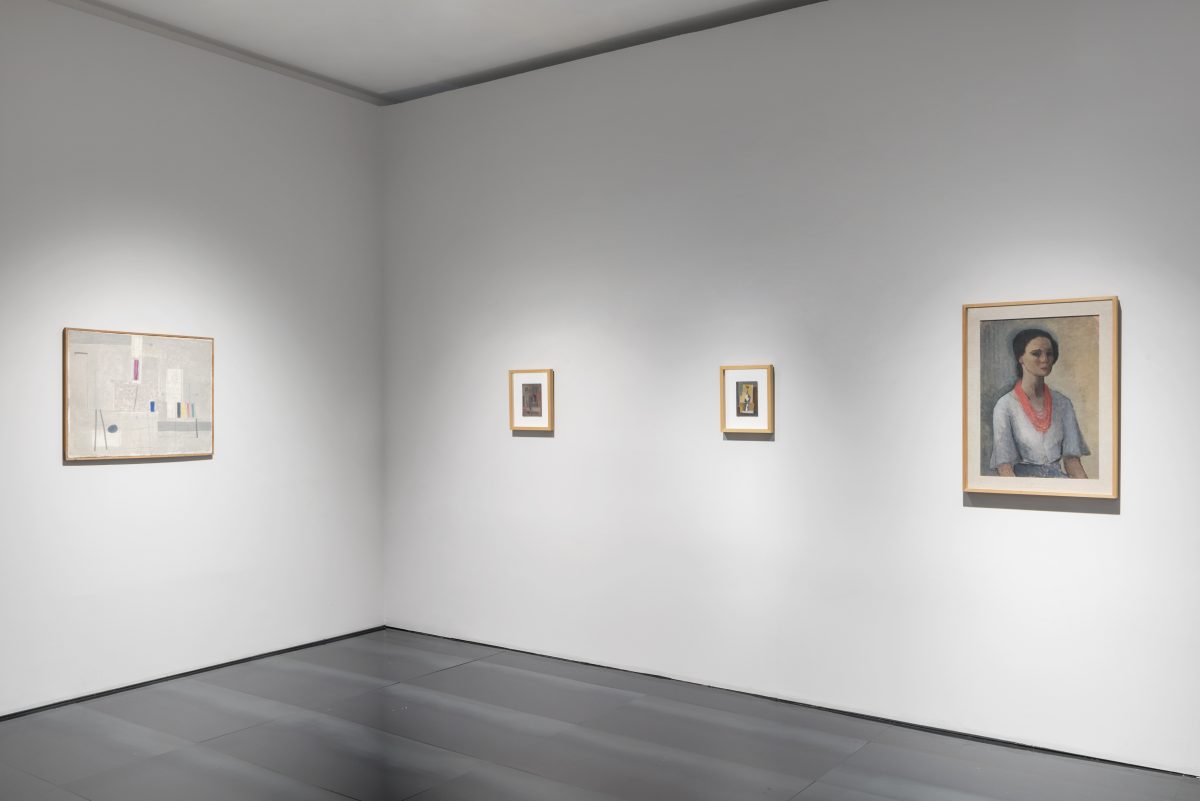 <i>Bice Lazzari. The poetic of the sign,</i> 2019 </br>
installation view, Museo Novecento, Firenze</br>>