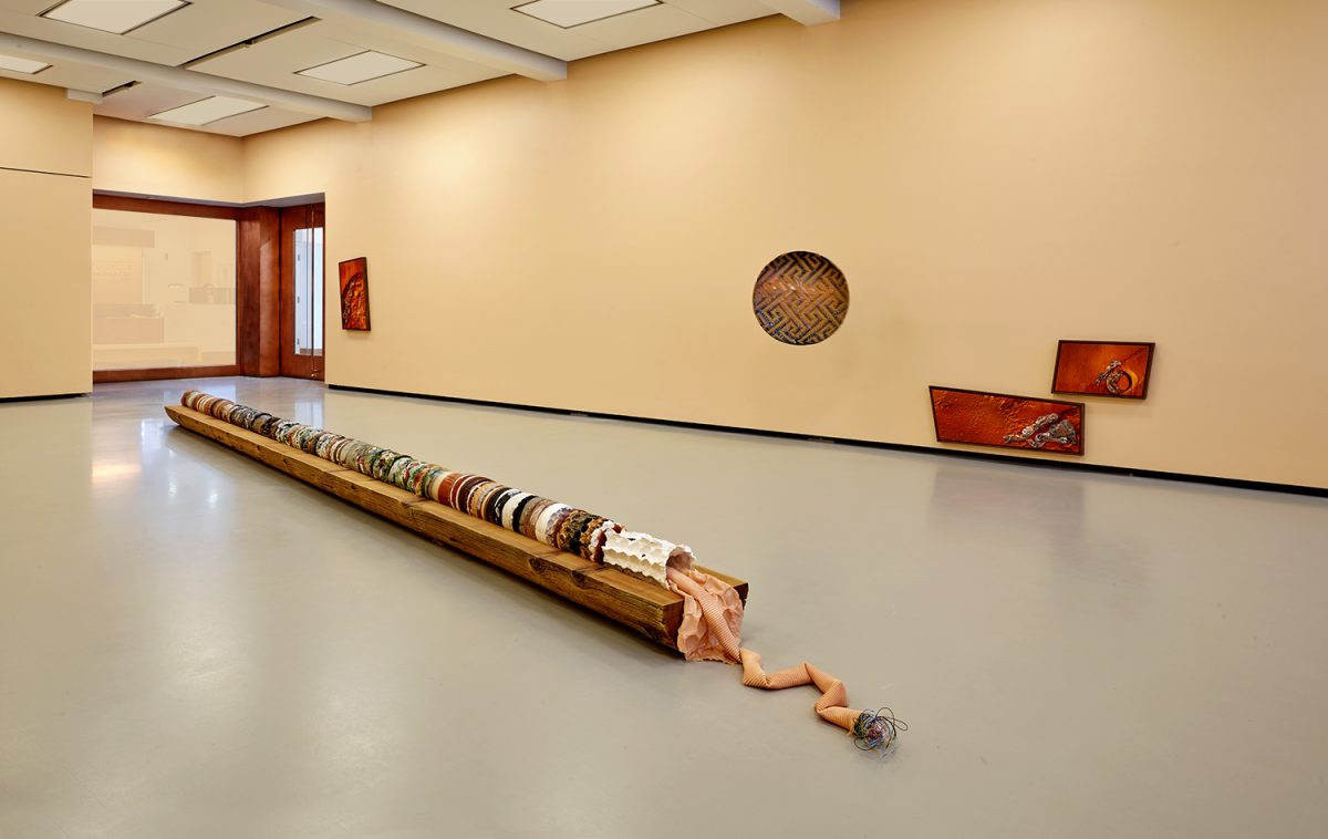 <i>Future Fossil</i>, 2019
</br> installation view, Johnson-Kulukundis Gallery, Radcliffe Institute for Advanced Study, Harvard University>
