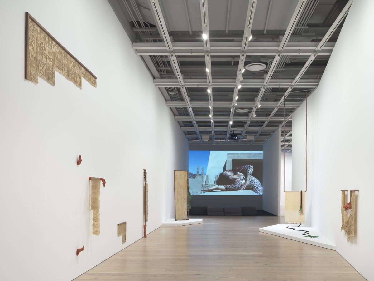 <i>Pacha, Llaqta, Wasichay: Indigenous Space, Modern Architecture, New Art
</i>, 2018
</br> installation view, Whitney Museum of American Art, New York>