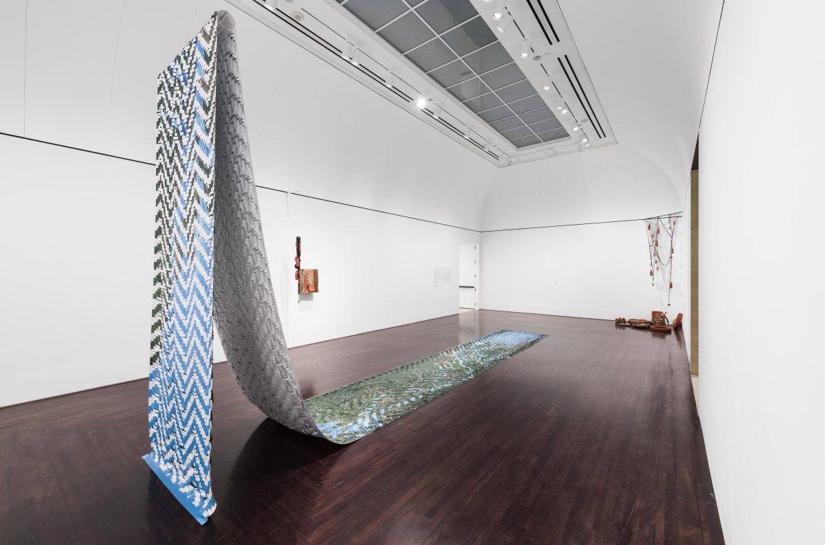 <i>Encontro das Águas (Meeting of Waters)</i>, 2018
</br> installation view, Blanton Museum of Art, Austin>
