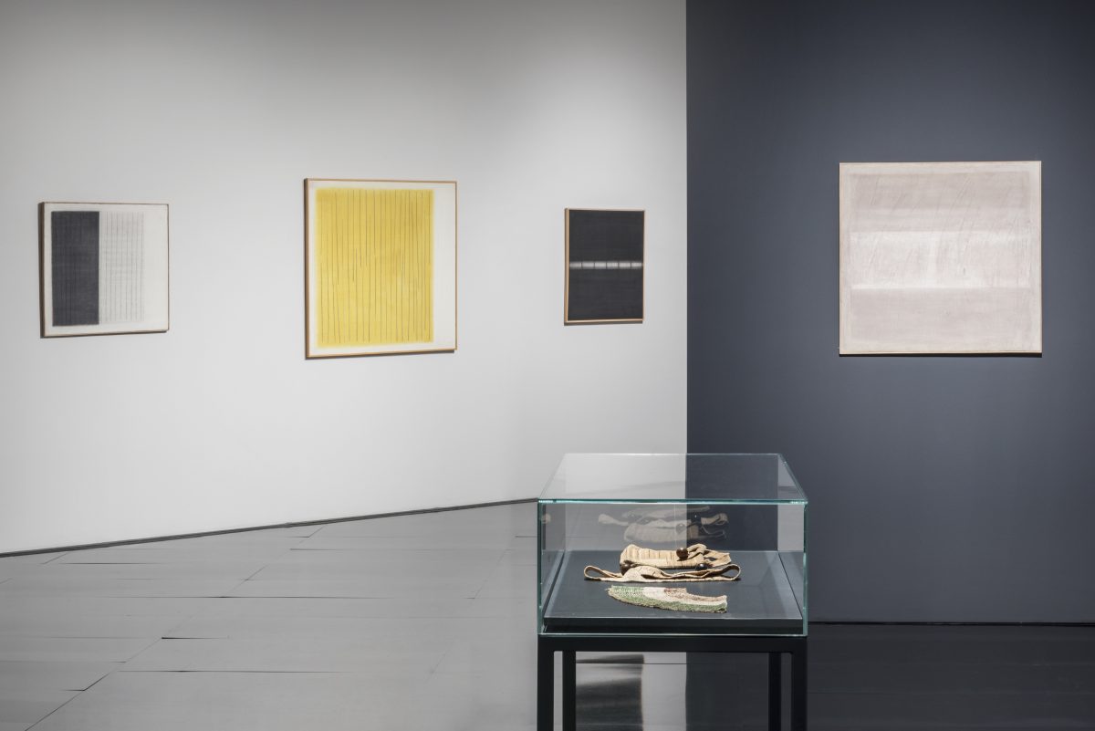 <i>Bice Lazzari. The poetic of the sign,</i> 2019 </br>
installation view, Museo Novecento, Firenze</br>