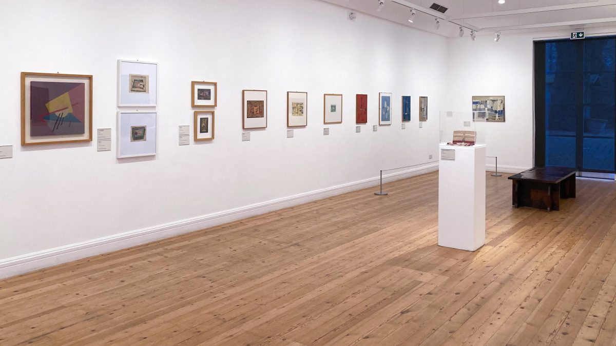 <i>Bice Lazzari: Modernist Pioneer,</i> 2022 </br>
installation view, Estorick Collection of Modern Italian Art, London </br>