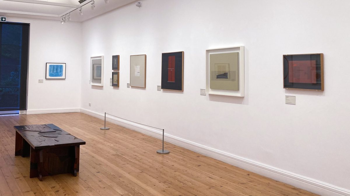 <i>Bice Lazzari: Modernist Pioneer,</i> 2022 </br>
installation view, Estorick Collection of Modern Italian Art, London </br>
