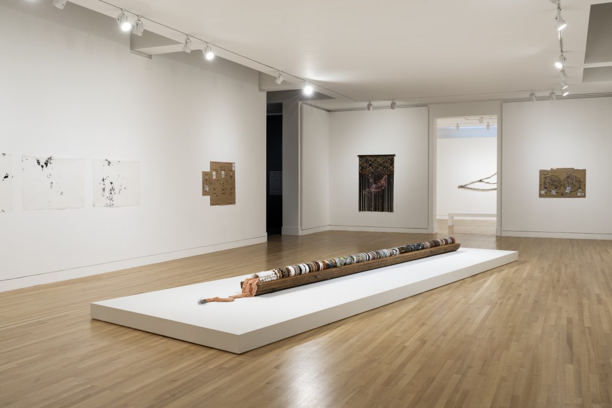 <i>Clarissa Tossin: to take root among the stars</i>, 2023
</br> installation view, Frye Art Museum, Seattle