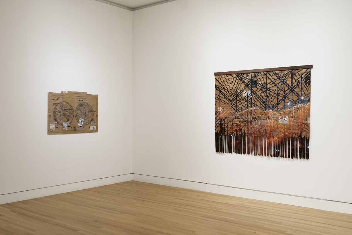 <i>Clarissa Tossin: to take root among the stars</i>, 2023
</br> installation view, Frye Art Museum, Seattle>