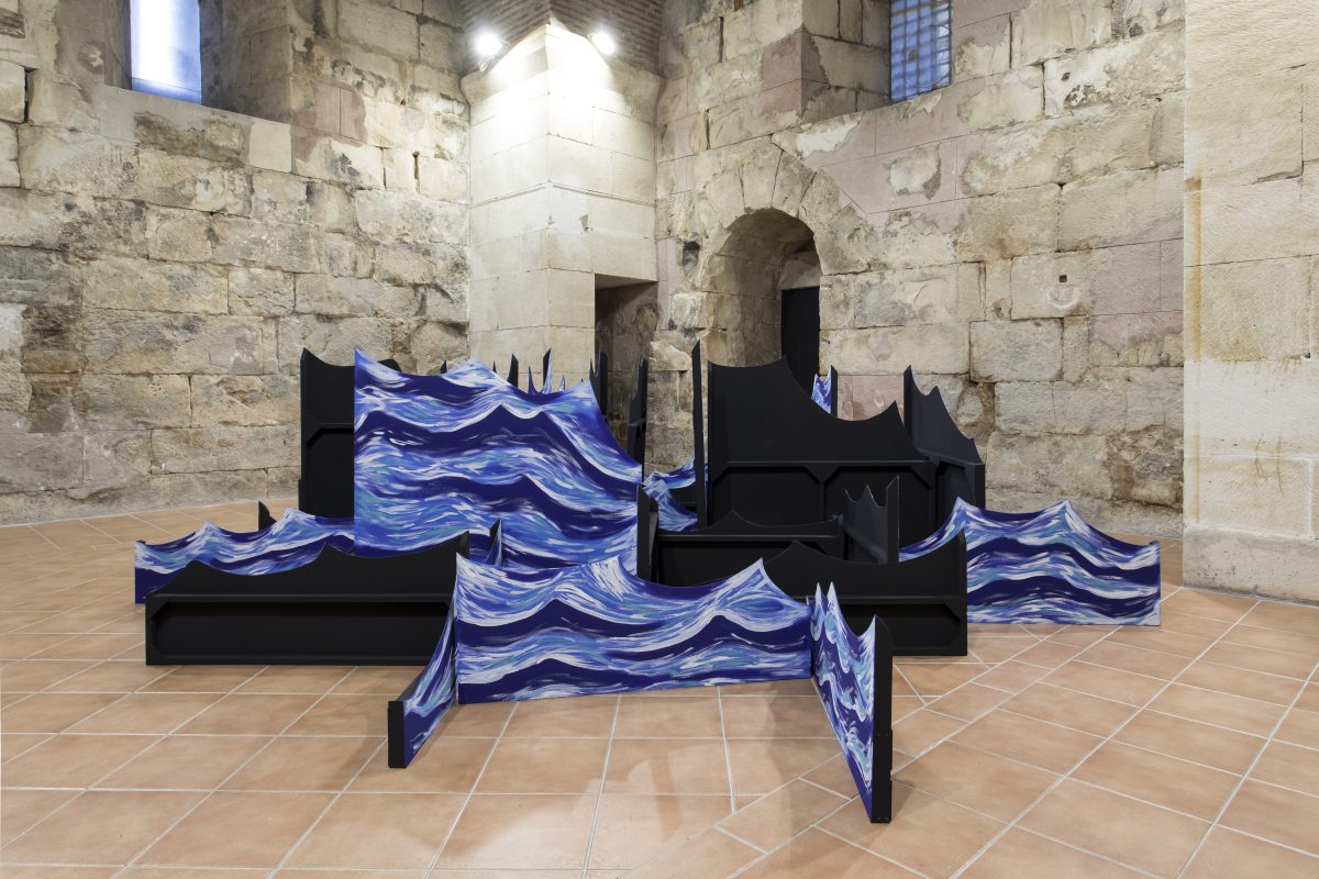 <i>Waves</i>, 2023
</br> installation view, Galerija Kula, Split