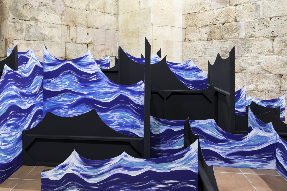 <i>Waves</i>, 2023
</br> installation view, Galerija Kula, Split