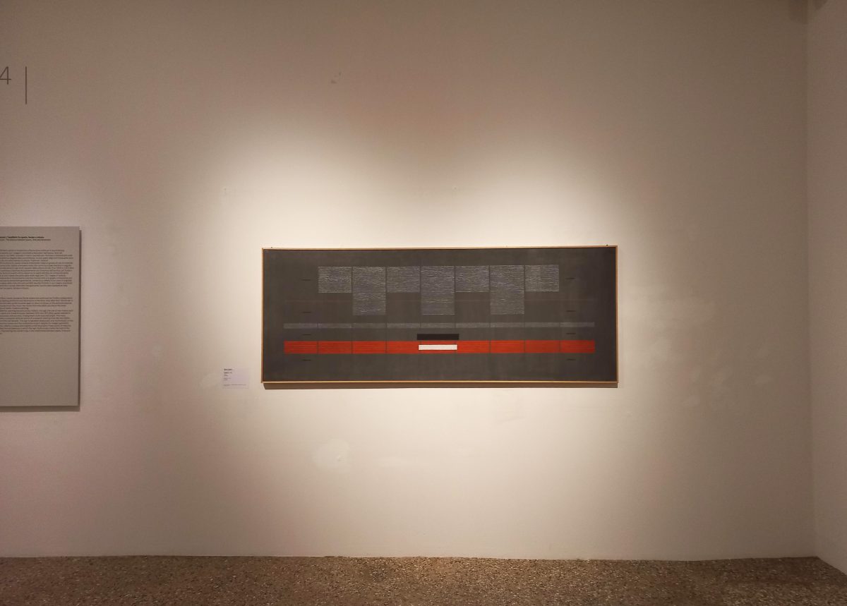 <i>BICE LAZZARI. Between space and dimension,</i> 2022 </br>
installation view, Ca’ Pesaro – International Gallery of Modern Art, Venice </br>