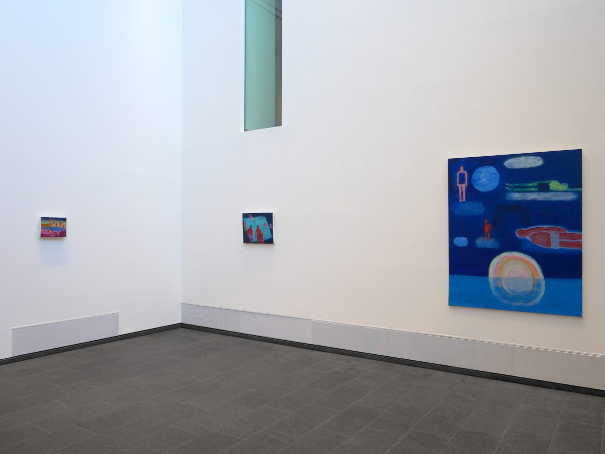 <i>Katherine Bradford. Sky Swimmers</i>, 2024
</br> installation view, Kunsthalle Emden, Emden