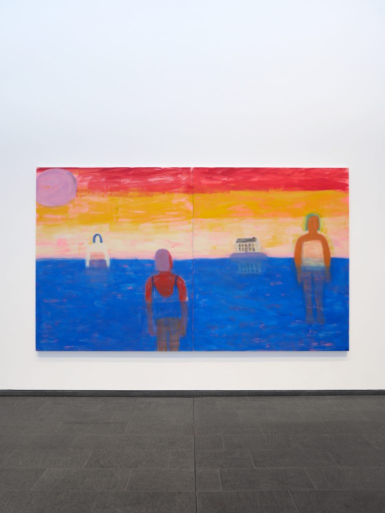 <i>Katherine Bradford. Sky Swimmers</i>, 2024
</br> installation view, Kunsthalle Emden, Emden