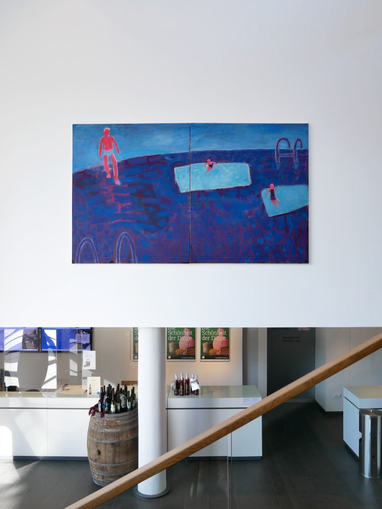 <i>Katherine Bradford. Sky Swimmers</i>, 2024
</br> installation view, Kunsthalle Emden, Emden