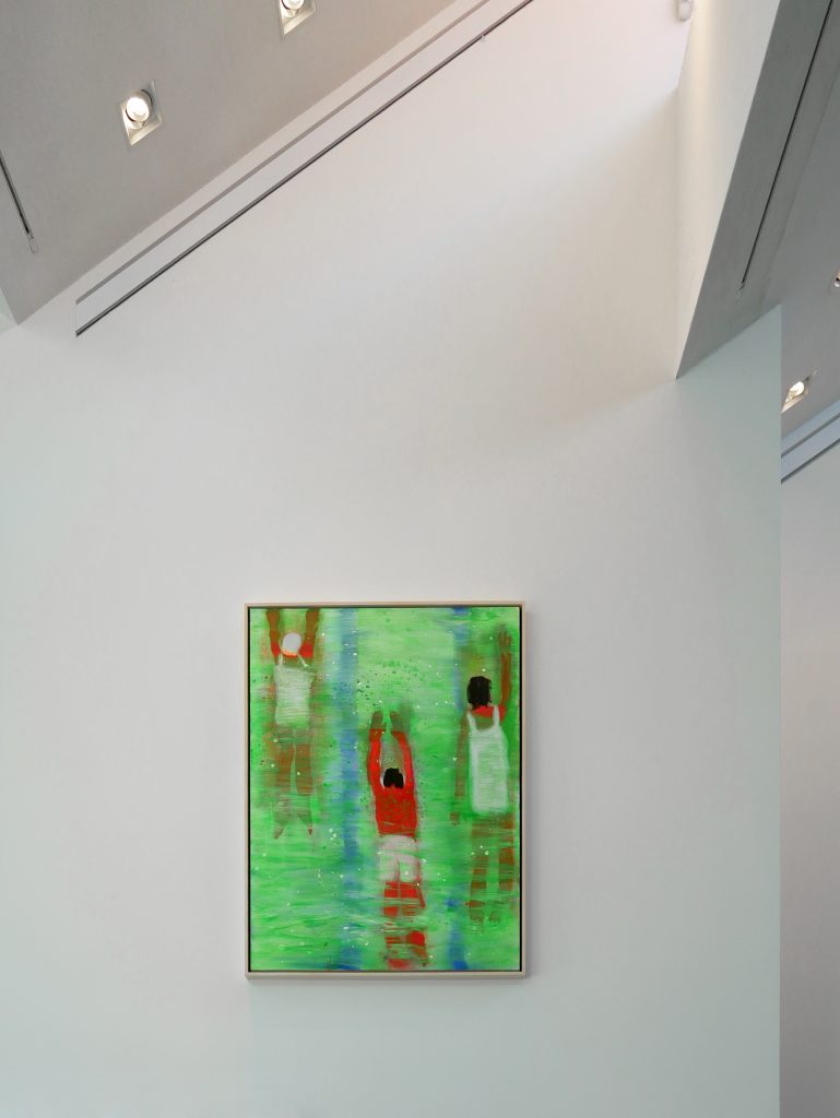 <i>Katherine Bradford. Sky Swimmers</i>, 2024
</br> installation view, Kunsthalle Emden, Emden