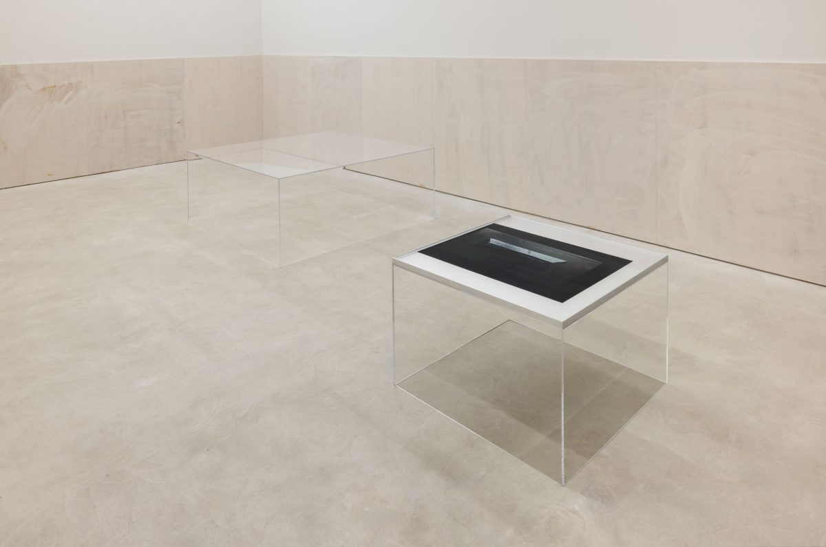 <i>Untitled,</i> 2025</br>
acrylic glass</br> 140 x 140 x 60 cm / 55.1 x 55.1 x 23.6 in</br></br><i>Untitled,</i> 2025</br>
acrylic glass</br> 80 x 80 x 54 cm / 31.5 x 31.5 x 21.3 in