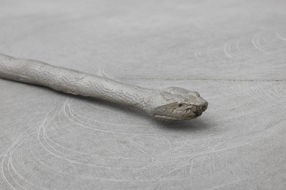 <i>Lasciarsi e ritrovarsi su una linea retta [Leaving and finding each other on a straight line]</I>, 2025</br>detail