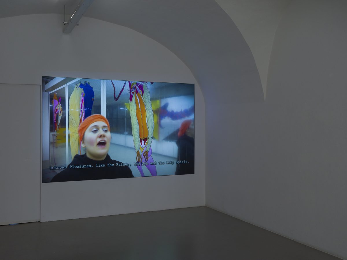 <i>PINKING UP</i>, 2026
</br> installation view, Ar/Ge Kunst, Bolzano