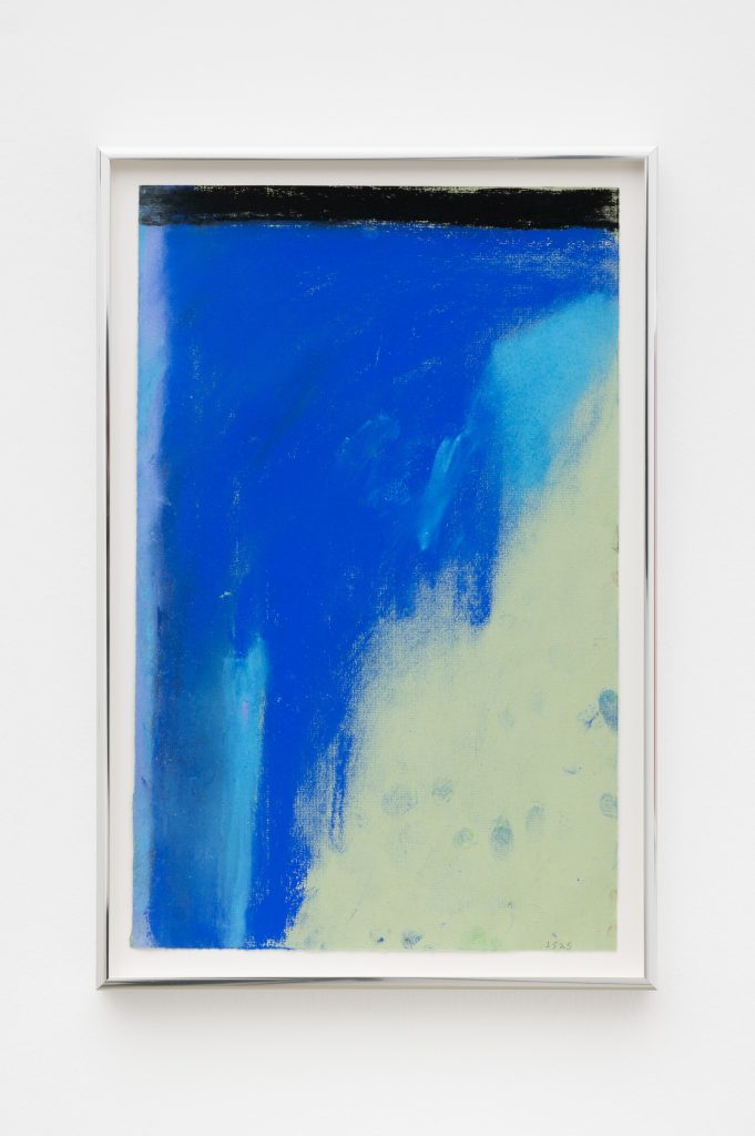 <i>Untitled</I>, 2025</br> soft pastel on Bugra</br>
47,5 x 31,5 x 3,5 cm / 18.7 x 12.5 x 1.3 in