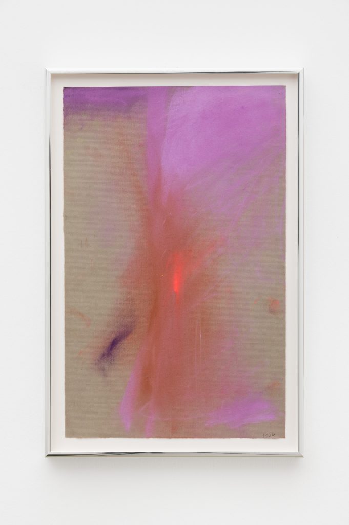 <i>Untitled</I>, 2026</br> soft pastel on Bugra</br>
47,5 x 31,5 x 3,5 cm / 18.7 x 12.5 x 1.3 in