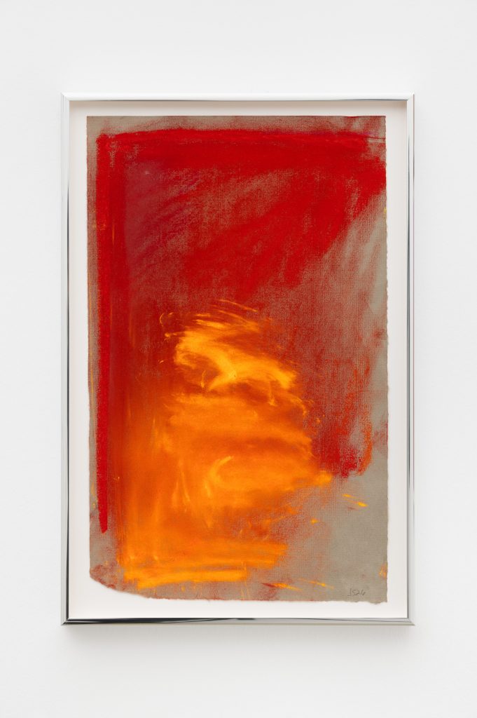 <i>Untitled</I>, 2026</br> soft pastel on Bugra</br>
47,5 x 31,5 x 3,5 cm / 18.7 x 12.5 x 1.3 in