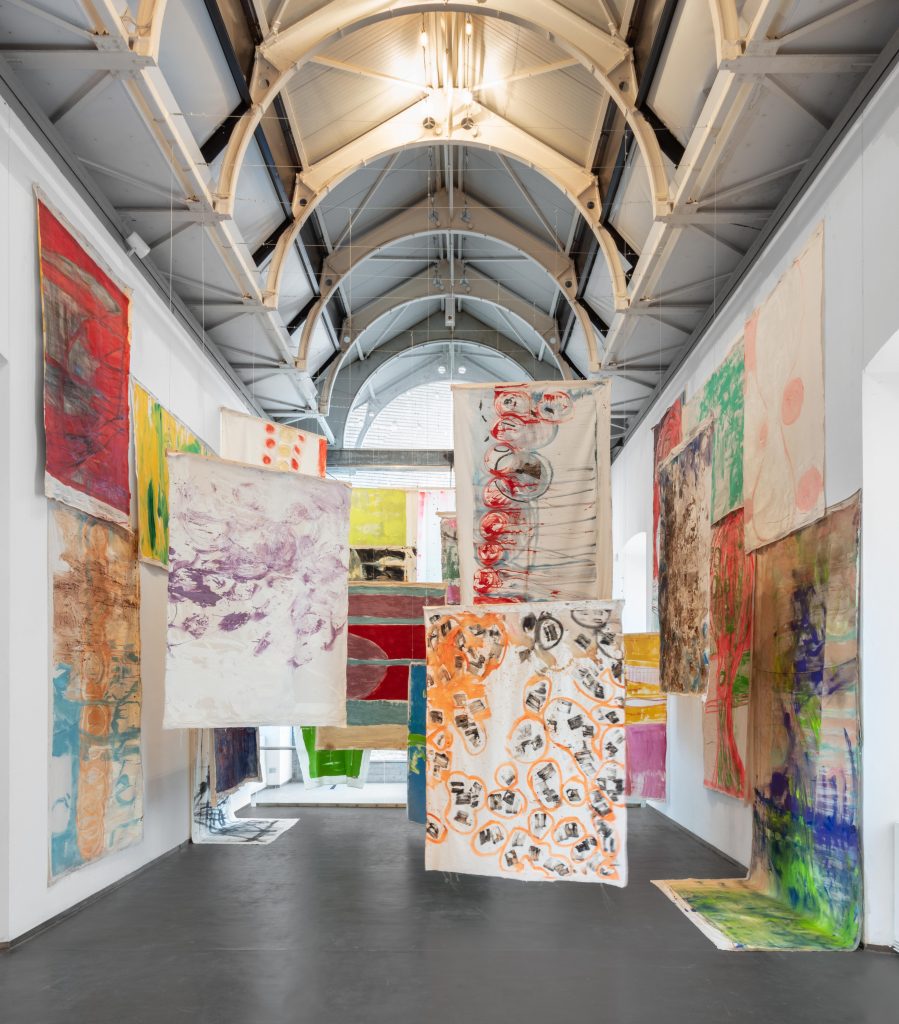 <i>Mutual Aid - Art in Collaboration with Nature,</i> 2024</br>
installation view, Castello di Rivoli, Turin>