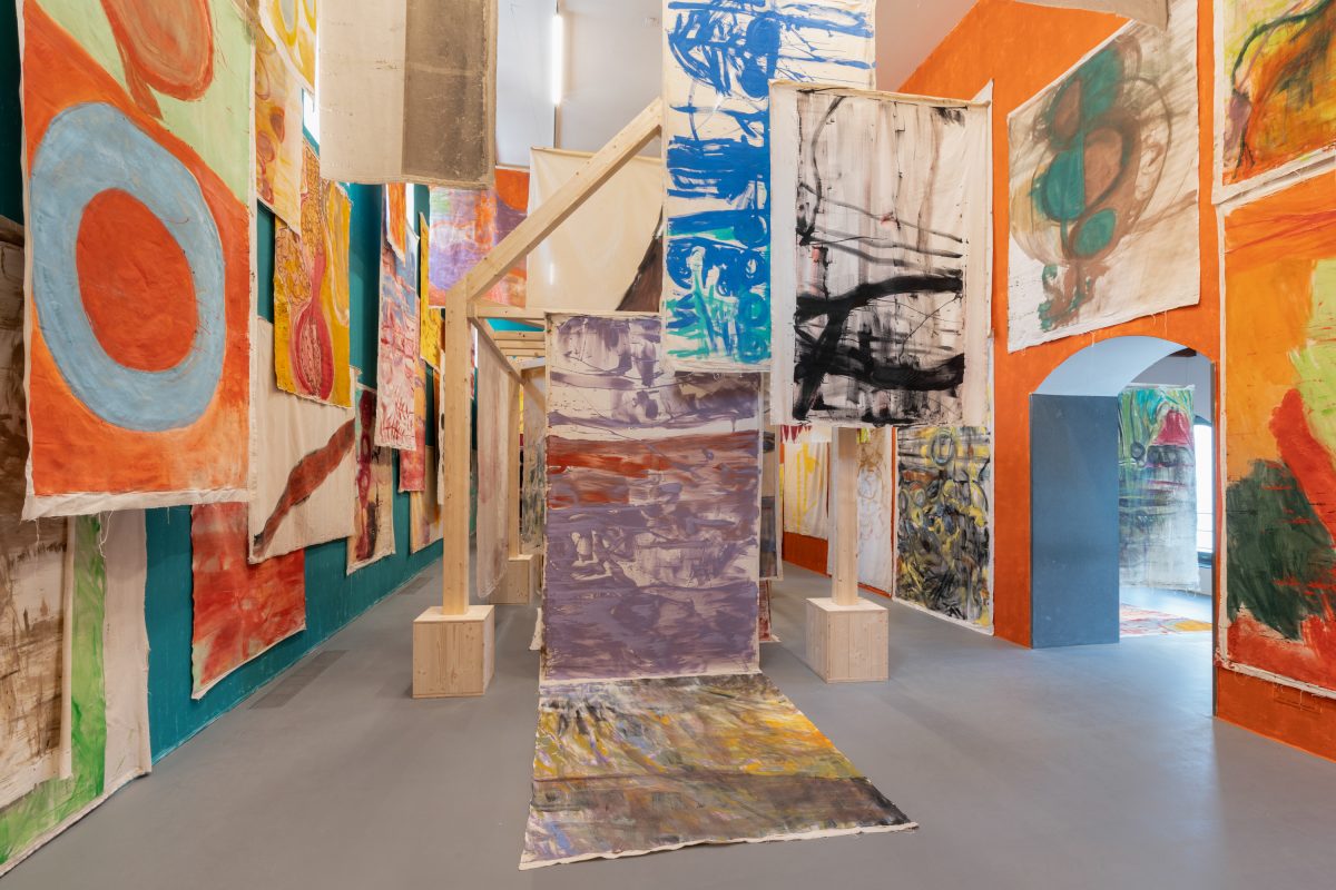 <i>Home,</i> 2023 </br>
installation view, GAMeC, Bergamo>