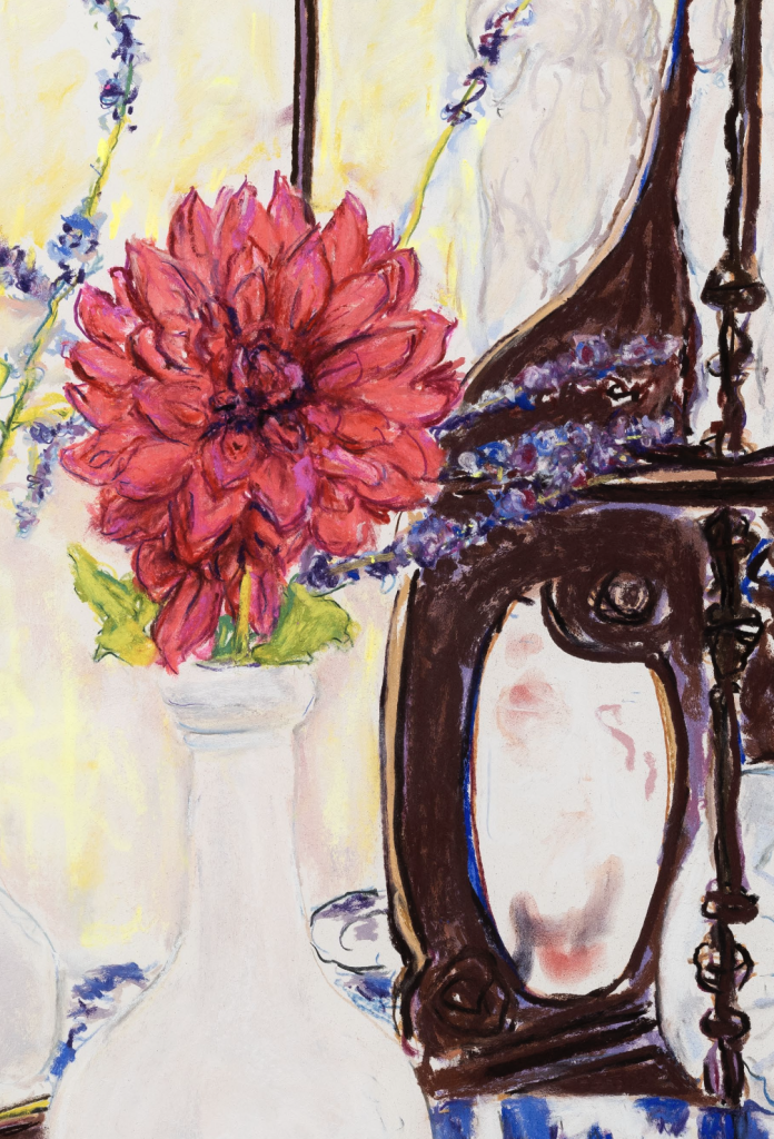 <i>Madeline's Dahlias</i> 2015</br>
(detail)