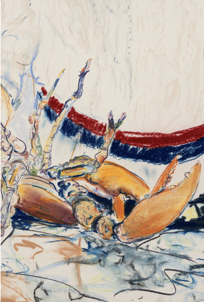 <i>Live Lobster #2</i> 1984</br>
(detail)