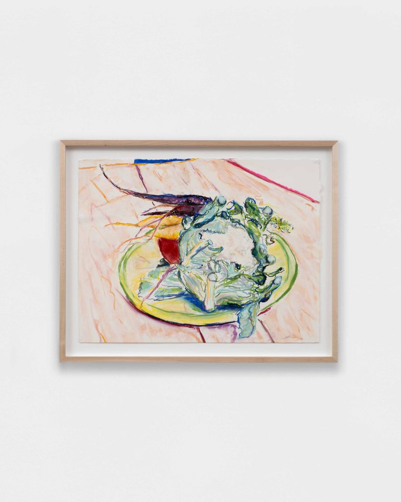 <i>Fall Vegetables</i> 2025</br>
pastel on paper
64,1 x 81,3 cm / 25.3 x 32 in